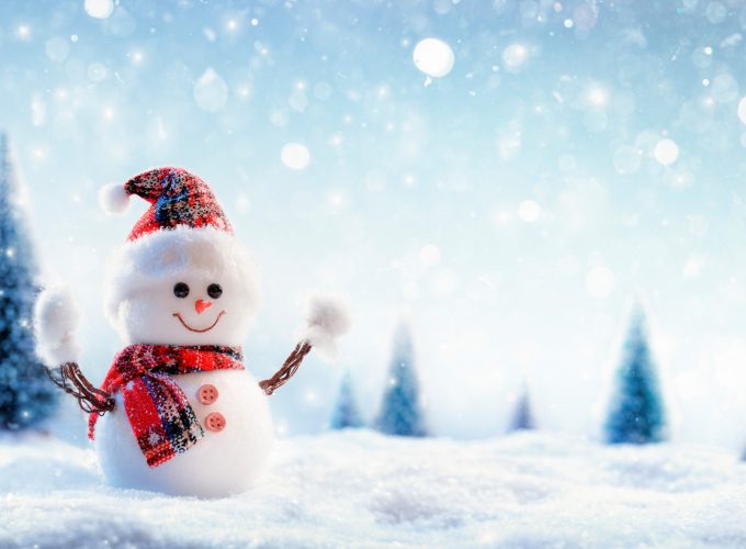 Wallpaper Christmas, New Year, snow, winter, snowman, 8k, Holidays 7241319520